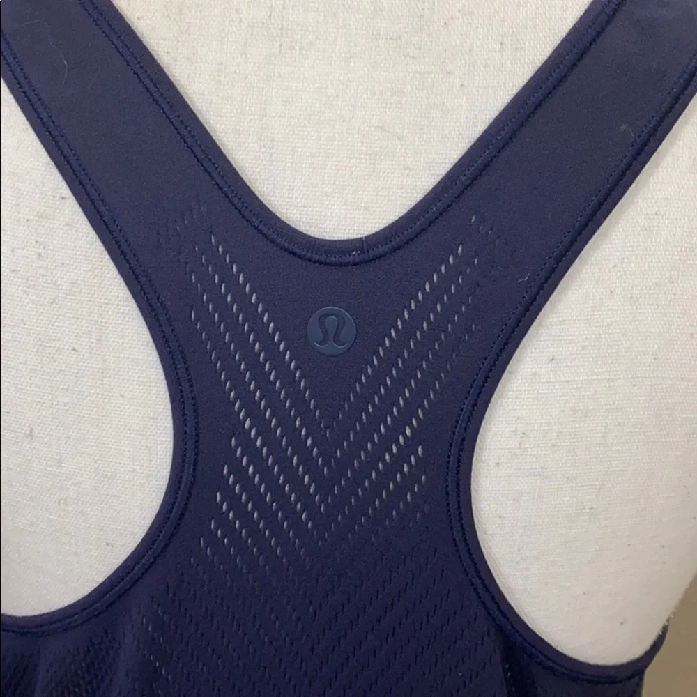 lululemon athletica Navy Blue Racerback Tank